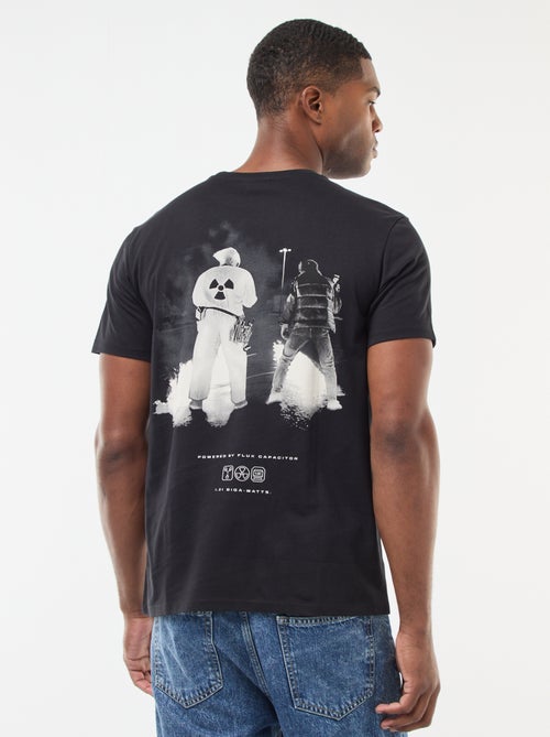 T-shirt 'Retour vers le futur' imprimé recto/verso - Kiabi