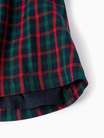 T-shirt + robe à carreaux You&Me