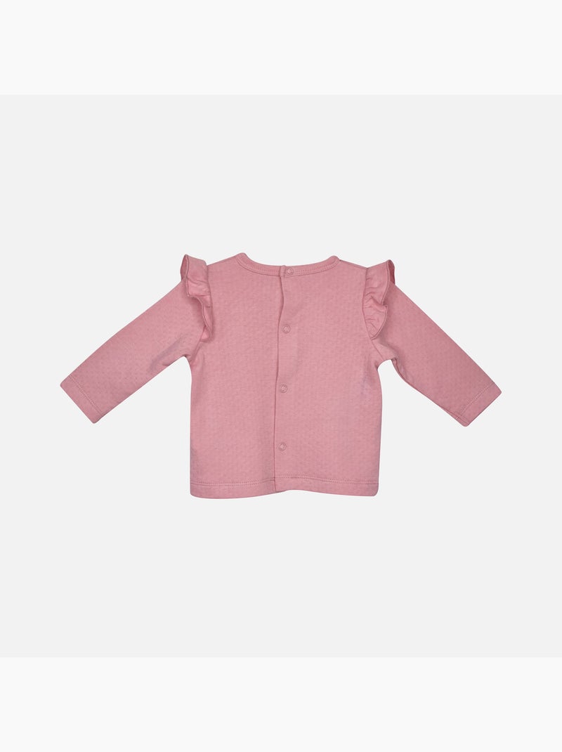 T-SHIRT ROBE VELOURS FRANCOISE Rose - Kiabi