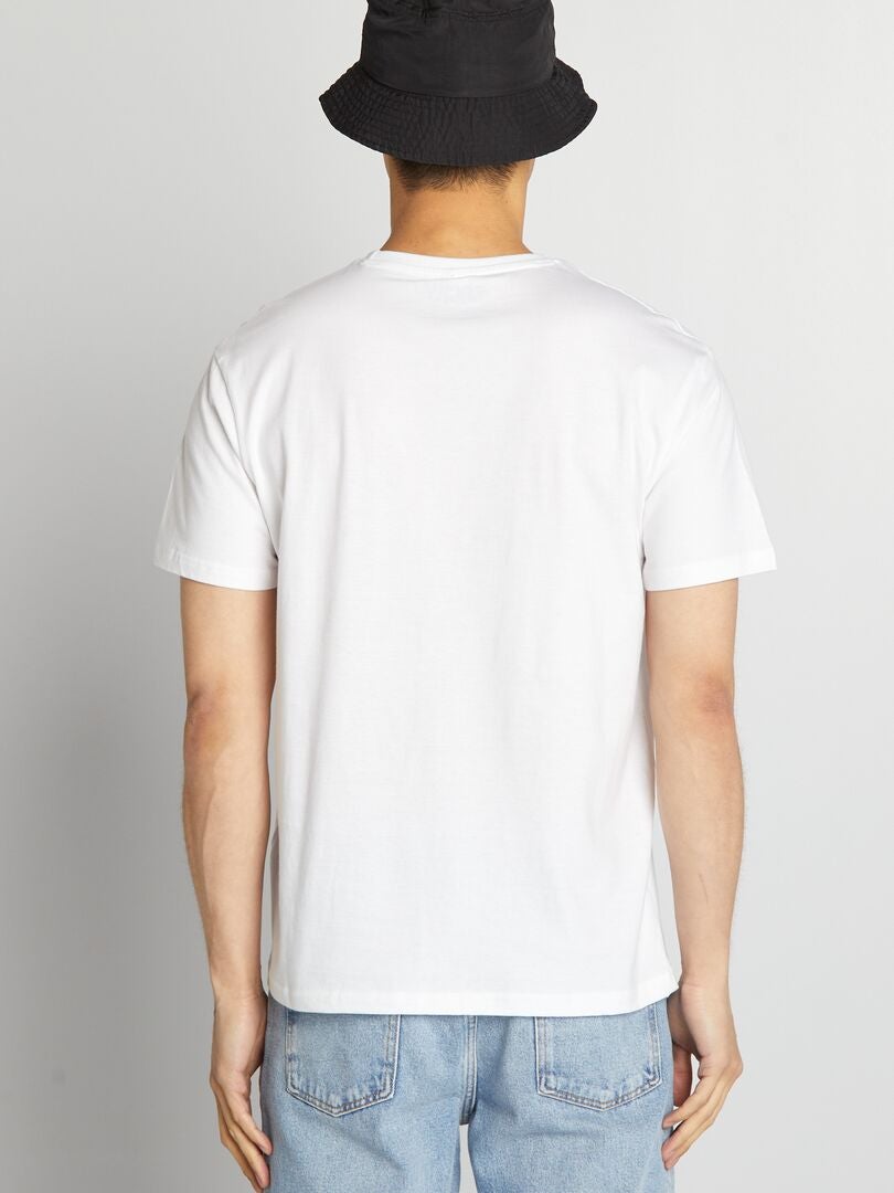 T-Shirt Levi's Blanc Col Rond Pour Fille 12 Ans (152) - Occasion Bon État