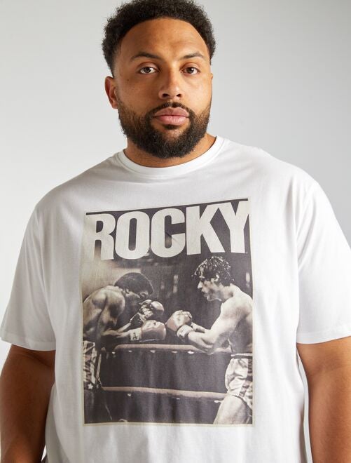 T-shirt 'Rocky Balboa' à col rond - Kiabi