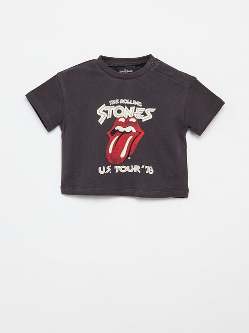 T-shirt 'Rolling Stones' à manches courtes - Kiabi