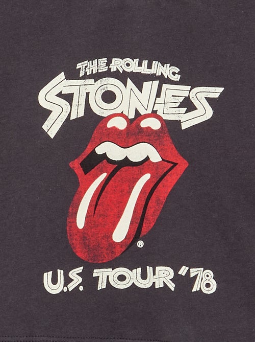 T-shirt 'Rolling Stones' à manches courtes - Kiabi