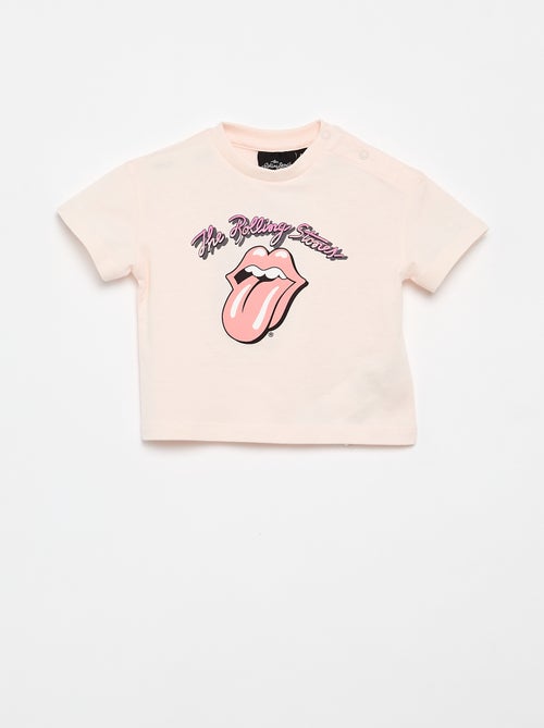 T-shirt 'Rolling Stones' à manches courtes - Kiabi