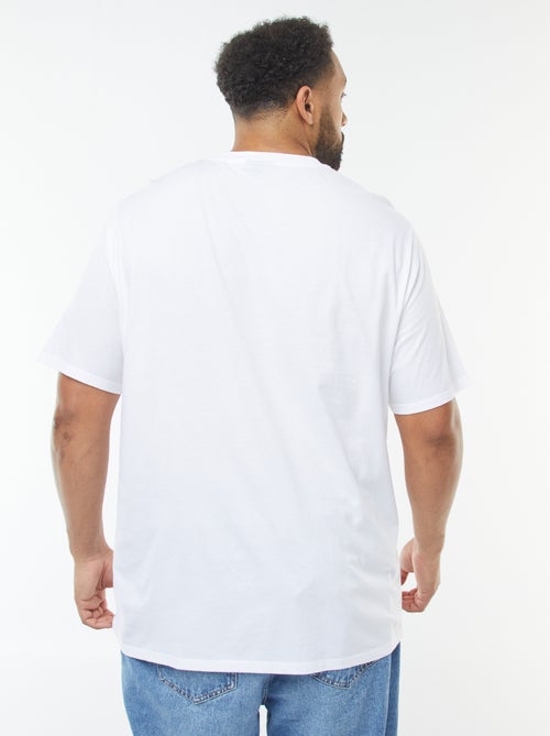 T-shirt 'Rolling Stones' manches courtes et col rond - Kiabi