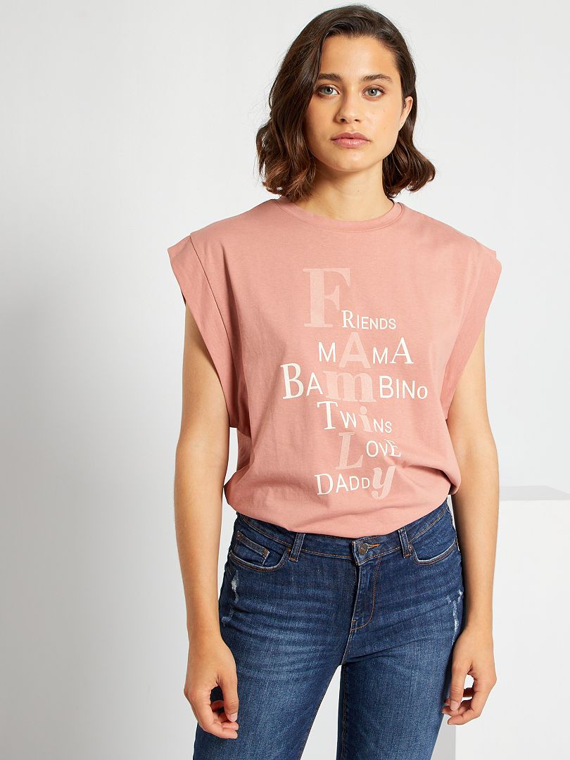 T-shirt rose - Kiabi