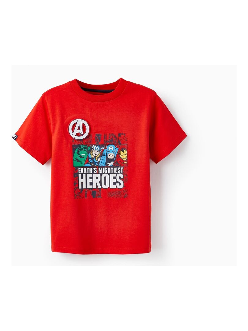 Marvel T-Shirts Comics Spiderman Go Spidey Garçon Bleu Marine