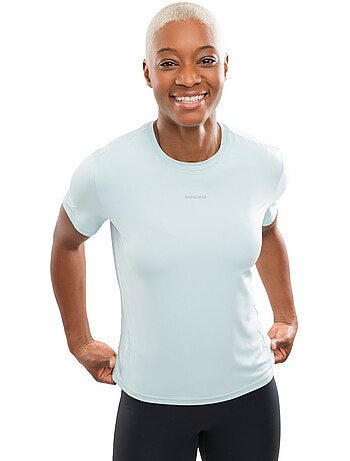 T-shirt running manches courtes femme fitness femme singapore mint