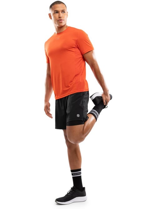 T-shirt running manches courtes homme fitness homme gate brick - Kiabi T-shirt running manches courtes homme fitness homme gate brick - Kiabi
