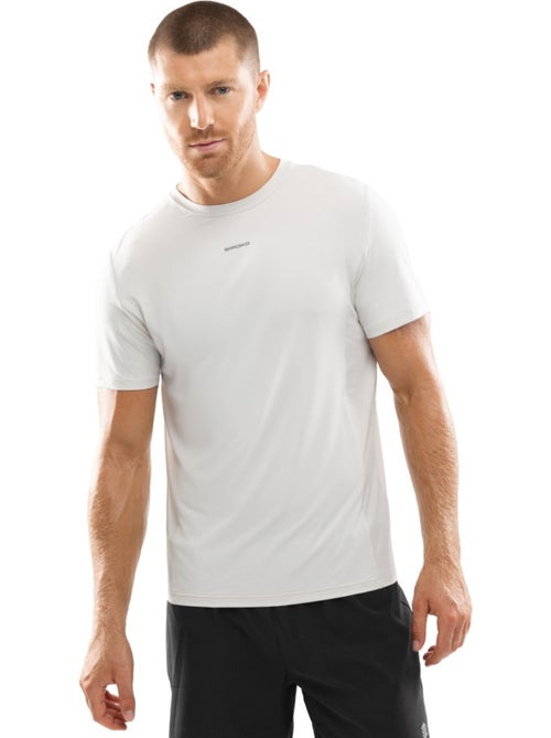 T-shirt running manches courtes homme fitness homme gate gray - Kiabi T-shirt running manches courtes homme fitness homme gate gray - Kiabi