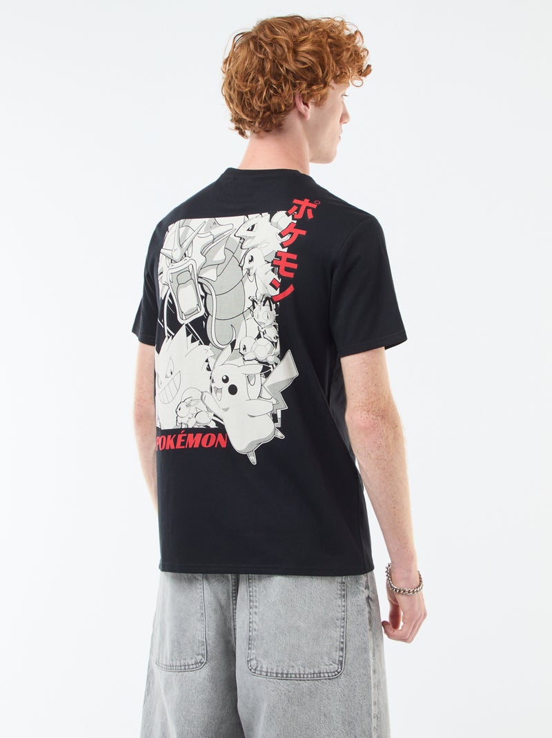 T-shirt 'Sahinler' 'Pokémon' en coton Noir - Kiabi