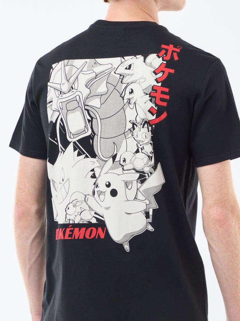 T-shirt 'Sahinler' 'Pokémon' en coton Noir - Kiabi