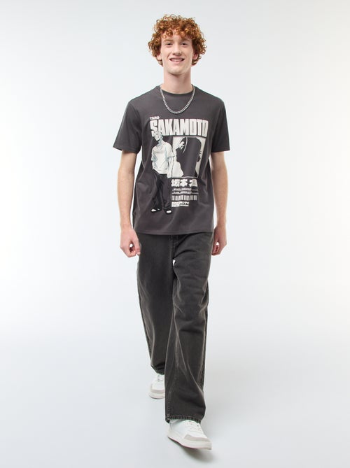 T-shirt Sahinler' 'Sakamoto days' en coton - Kiabi