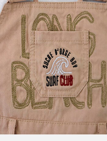 T-SHIRT + SALOPETTE COURTE TERRE DE SIENNE