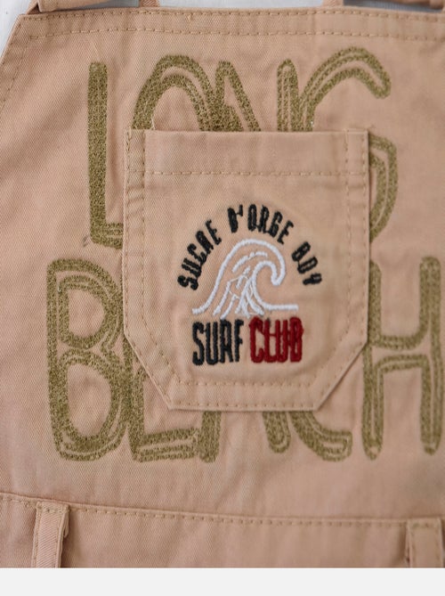 T-SHIRT + SALOPETTE COURTE TERRE DE SIENNE - Kiabi