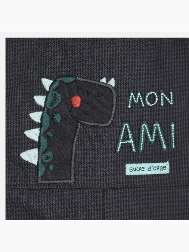 T SHIRT + SALOPETTE NAISSANCE FERNAND Gris - Kiabi