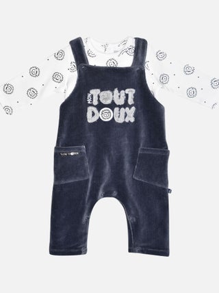 T-SHIRT + SALOPETTE VELOURS FEREOL