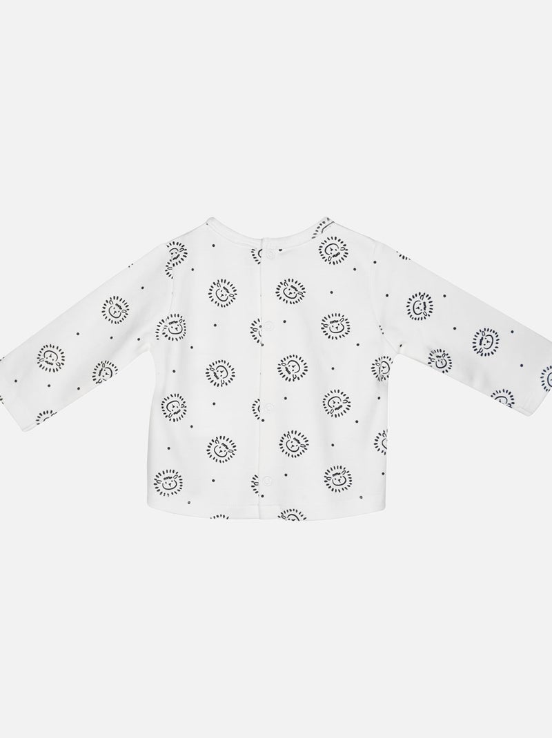 T-SHIRT + SALOPETTE VELOURS FEREOL Gris - Kiabi