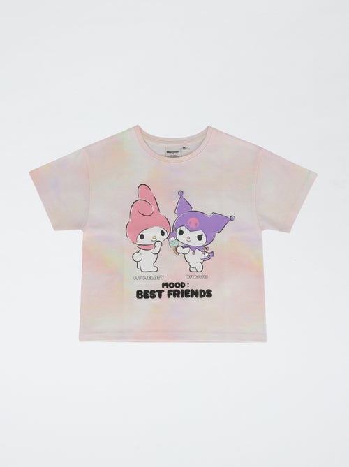 T-shirt 'Sanrio kuromi' manches courtes en coton - Kiabi
