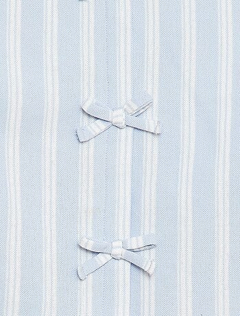 T-shirt sans manche avec noeuds fantaisies - collection facile à enfiler