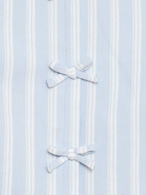 T-shirt sans manche avec noeuds fantaisies - collection facile à enfiler - Kiabi