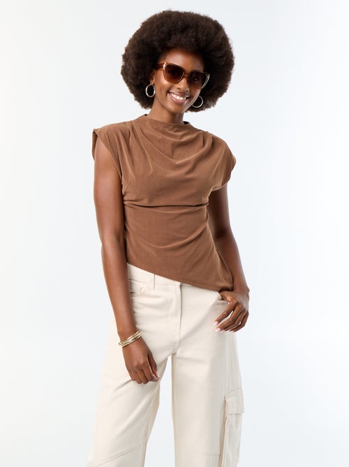 T-shirt sans manches asymétrique - Kiabi