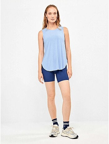 T-shirt sans manches avec dos ouvert