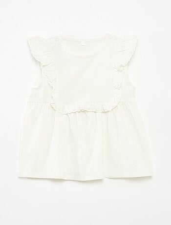 T-shirt sans manches avec volants - So Easy