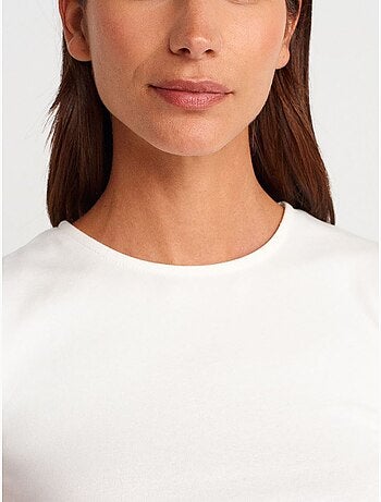 T-shirt sans manches côtelé à col rond et coupe ajustée dilvin