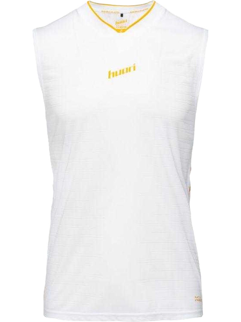 T-shirt sans manches dunkey - huari Blanc Jaune - Kiabi
