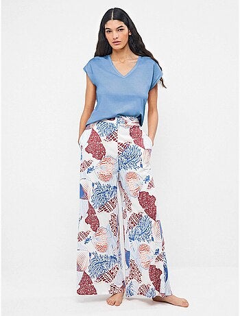 T-shirt sans manches en couleur bleue