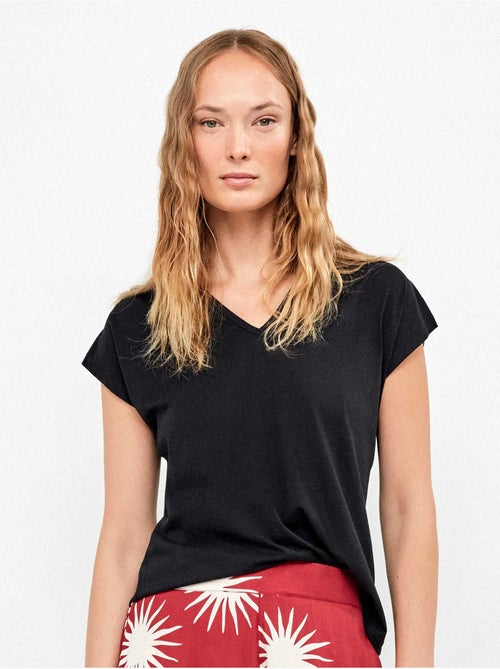 T-shirt sans manches en couleur bleue - Kiabi T-shirt sans manches en couleur bleue - Kiabi