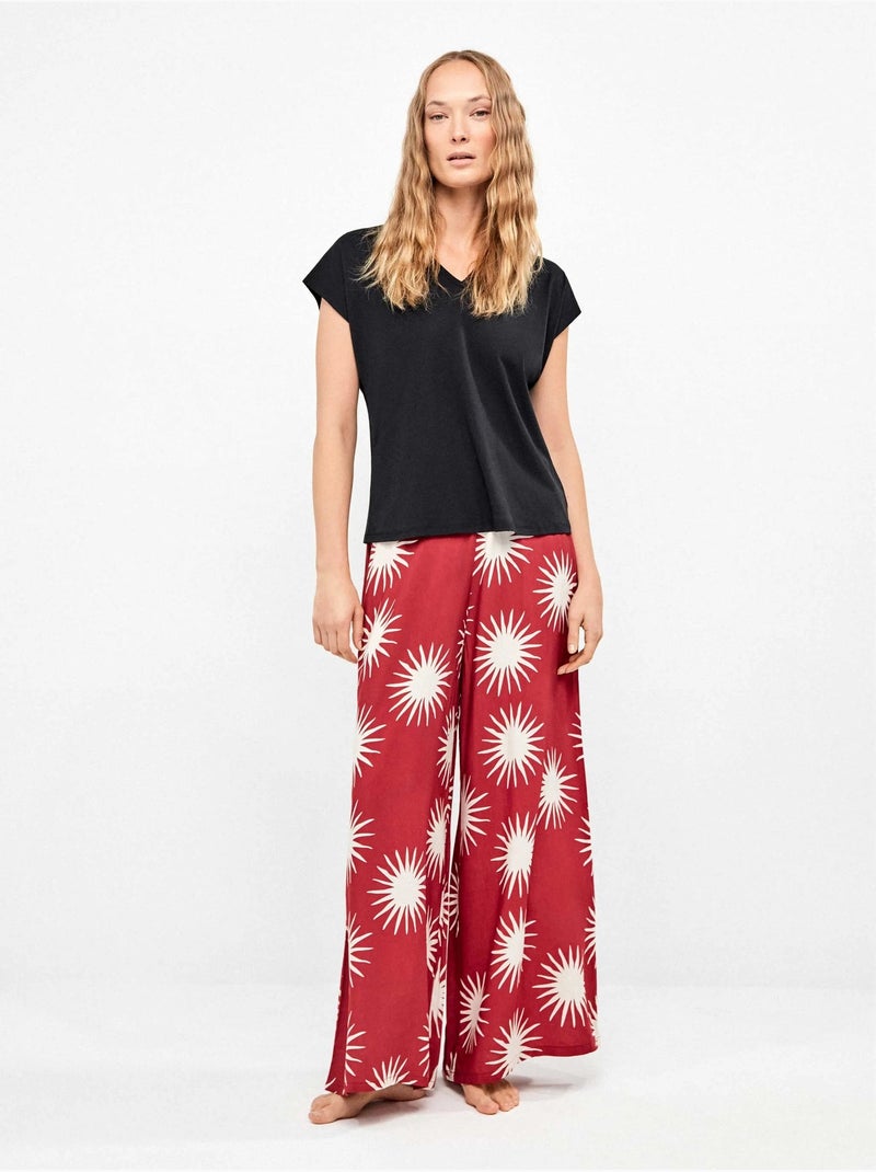 T-shirt sans manches en couleur bleue Noir - Kiabi