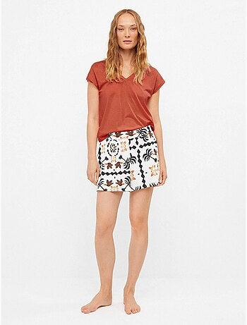 T-shirt sans manches en couleur bleue