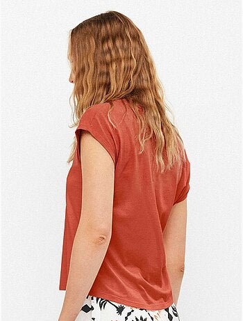 T-shirt sans manches en couleur bleue
