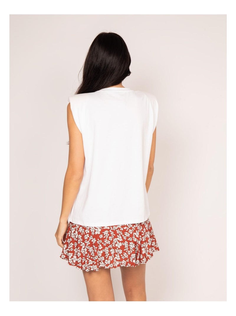 T-shirt sans manches FEMA Blanc - Kiabi