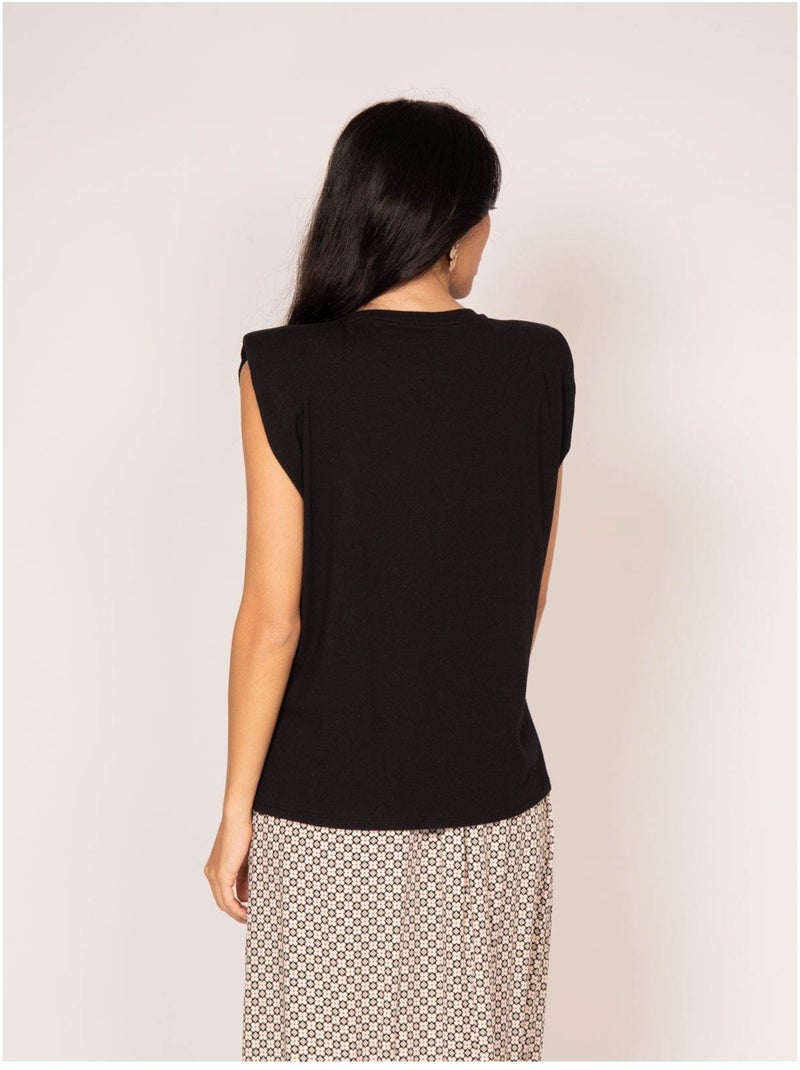 T-shirt sans manches FEMA Noir - Kiabi