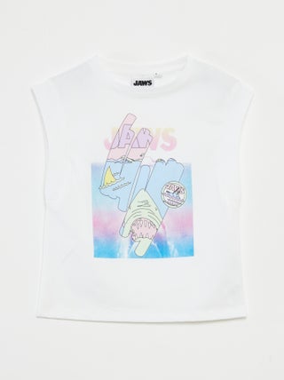 T-shirt sans manches 'Jaws'