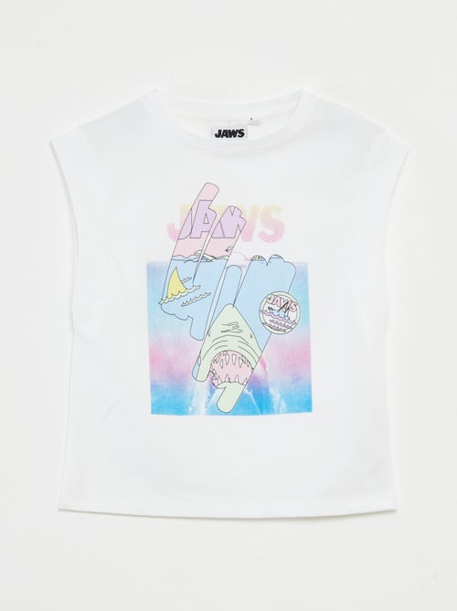 T-shirt sans manches 'Jaws' - Kiabi