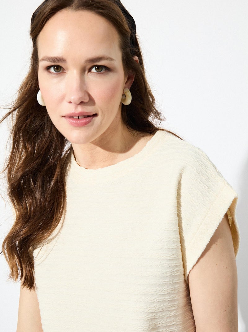 T-shirt sans manches MO Fashion Beige - Kiabi