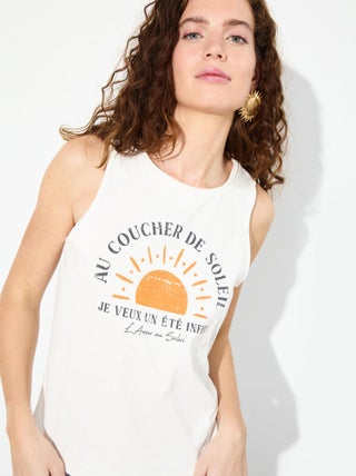T-shirt sans manches MO Fashion