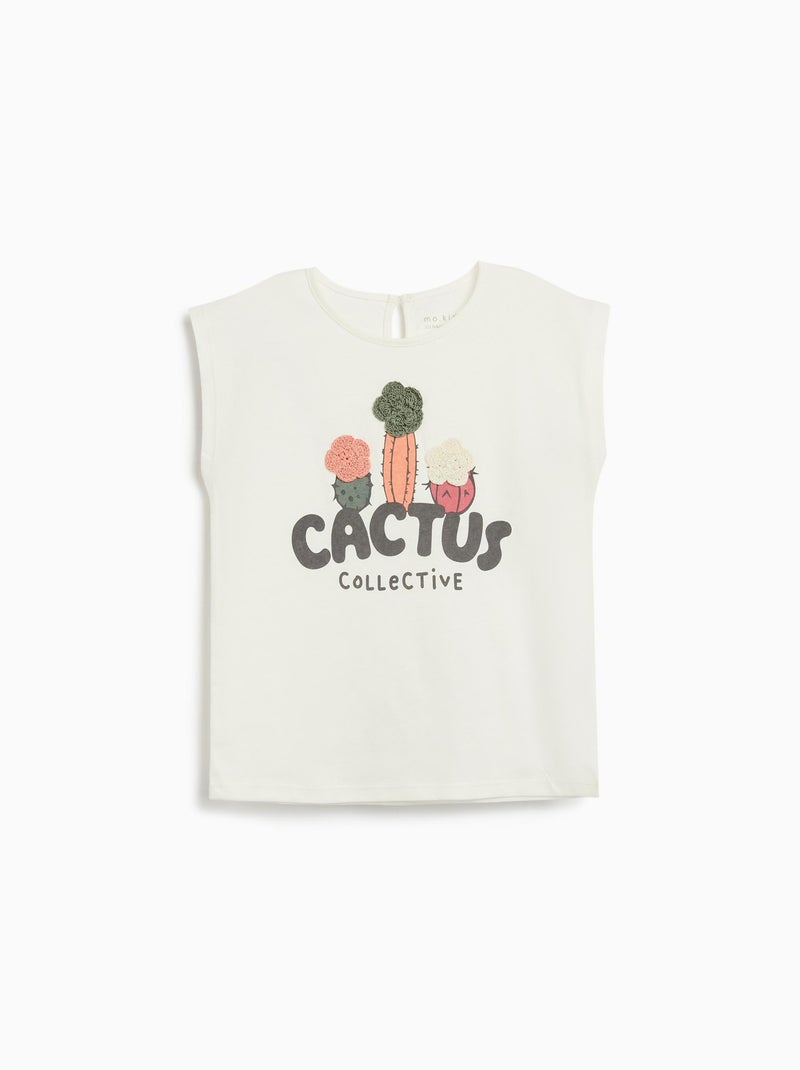 T-shirt sans manches MO Fashion Blanc - Kiabi