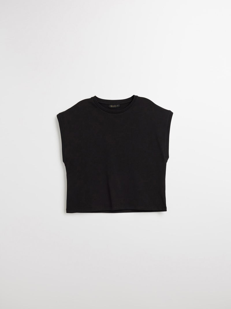 T-shirt sans manches, MO Fashion Noir - Kiabi