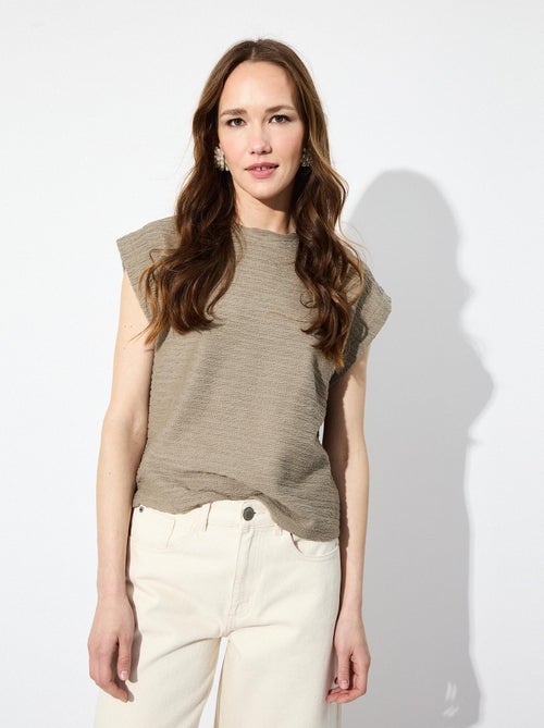 T-shirt sans manches MO Fashion - Kiabi