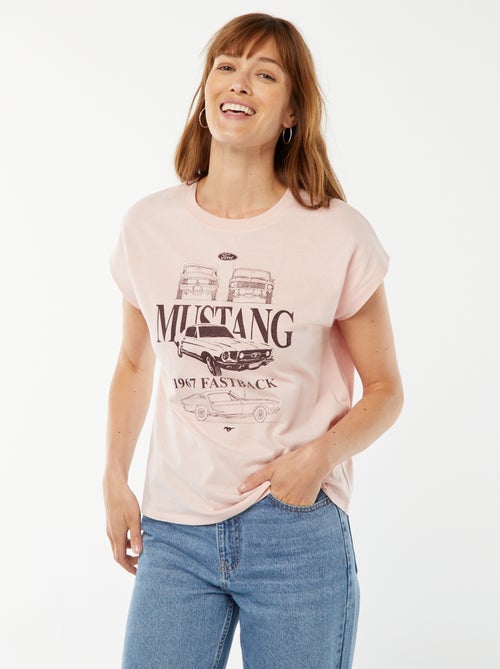 T-shirt sans manches 'Mustang' 'Ford' - Kiabi
