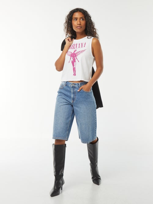 T-shirt sans manches 'Nirvana' - Kiabi