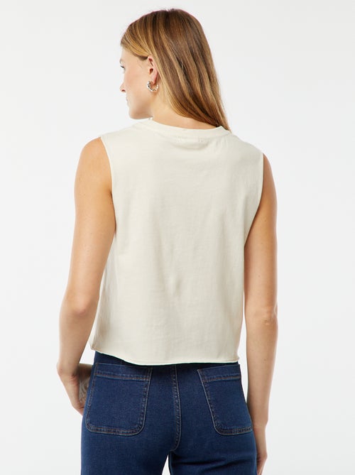 T-shirt sans manches 'Stitch' 'Disney' - Kiabi