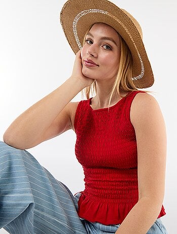 T-shirt sans manches stretch