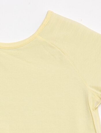 T-shirt sans sens & réversible à manches courtes