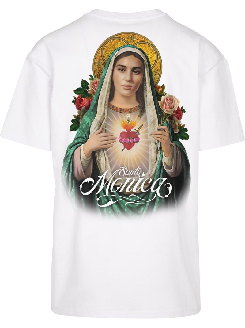 T-shirt santa monica - mister tee Blanc - Kiabi